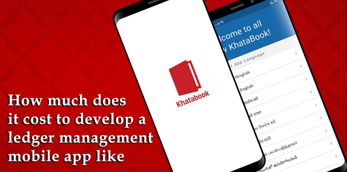 cost of a digital ledger mobile app like Khatabook