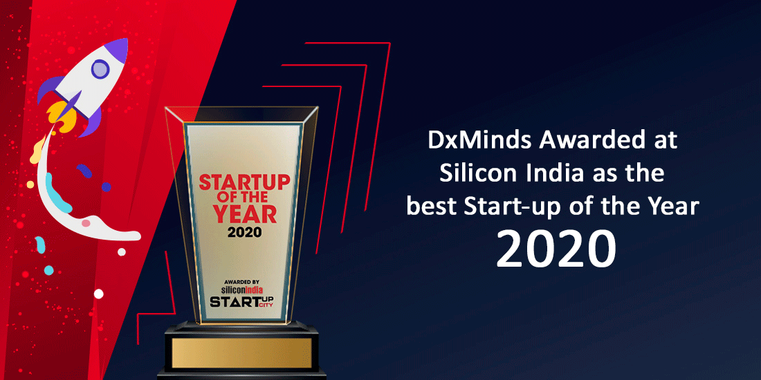 DxMinds The best start-up of the year-2020, by Silicon India