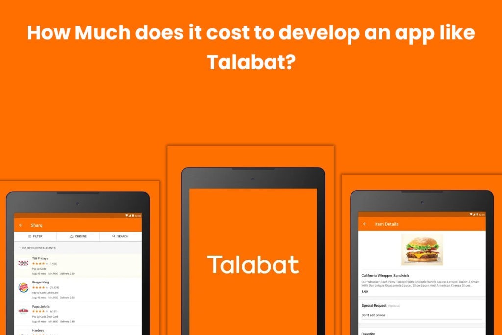 How much does it cost to develop an app like Talabat