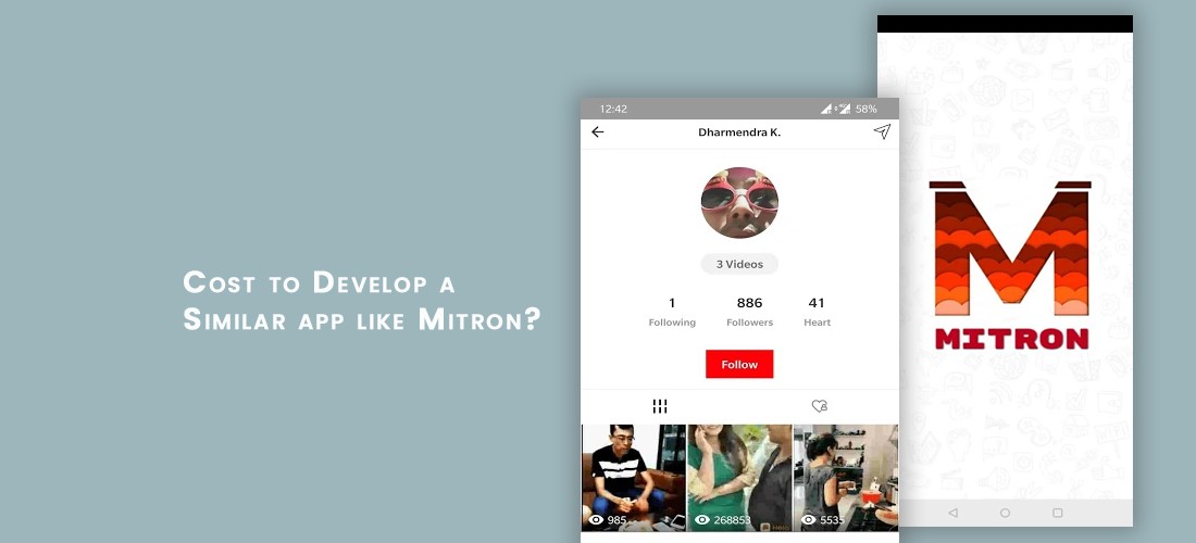 Mitron App Clone Cost